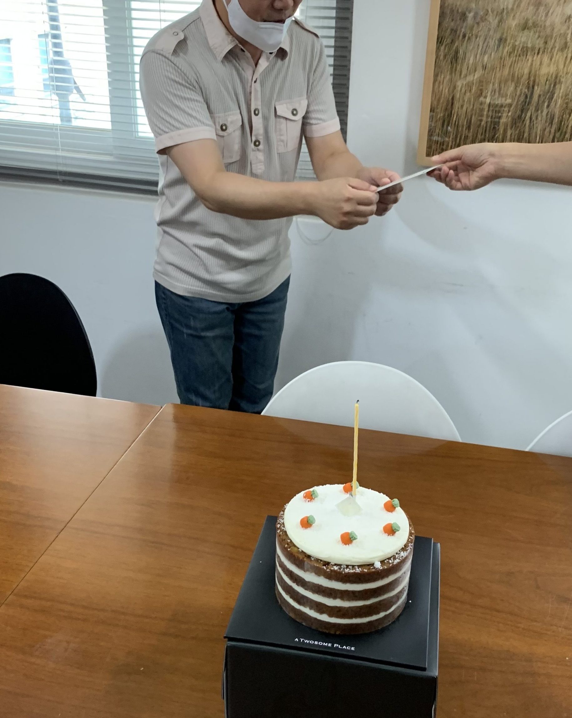 메타브레인 9월 생일 파티 케이크